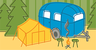 generic campsite/rv graphic