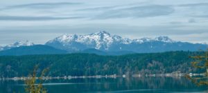 Hood Canal near Olympic Mountains