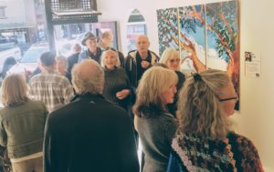 photo of people enjoying the Port Townsend Art Walk