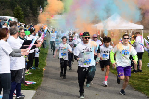 Sun Fun Color Run  Peninsula Daily News