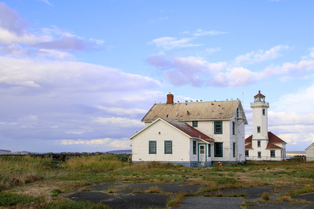 Point Wilson Lighthouse in Port Townsend on the Olympic Peninsula, WA