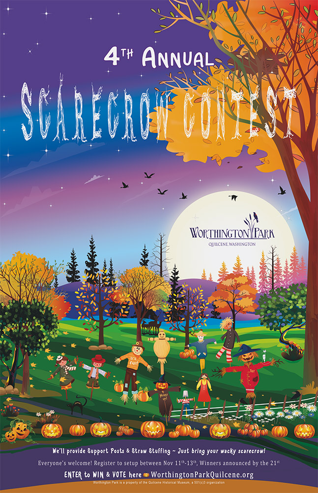 Quilcene Scarecrow Contest Poster