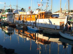 Boats in Port Townend.