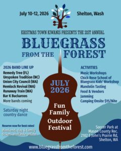 Bluegrass From The Forest 2026 event poster