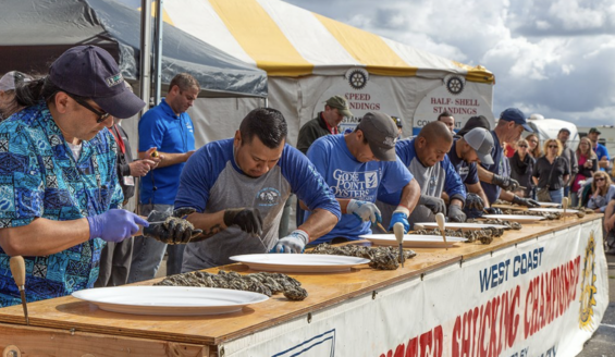 Photo of the Oyster Fest West Coast Oyster Shucking Championship