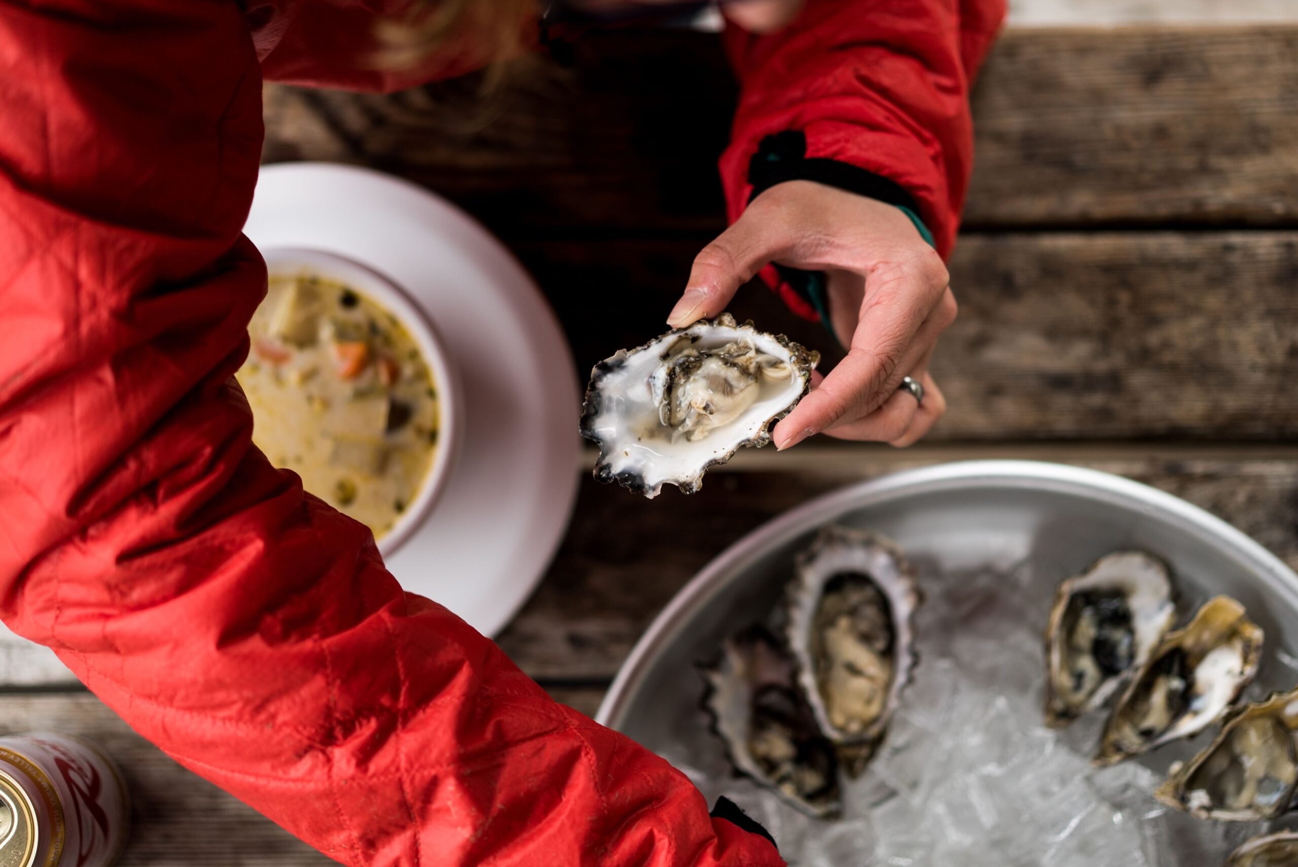 Photo of Hood Canal Oysters on "Taste the Olympic Culinary Loop" blog