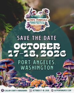 Olympic Peninsual Fungi Festival in Port Angeles, WA event graphic