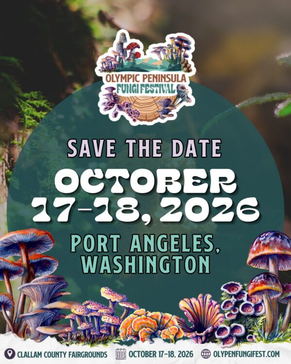 Olympic Peninsual Fungi Festival in Port Angeles, WA event graphic