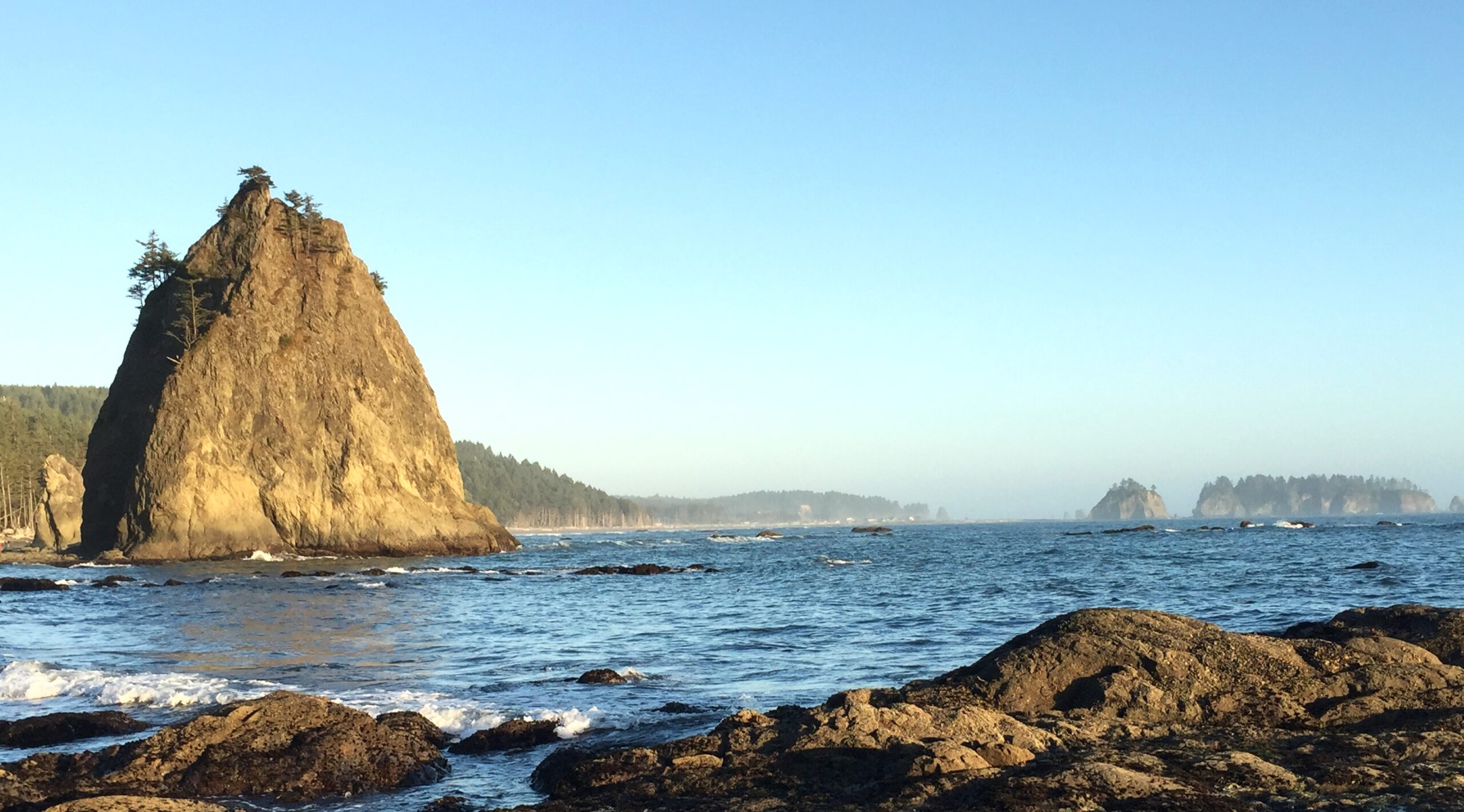 Photo of Rialto beach where you can explore and adventure on the Olympic Peninsula.