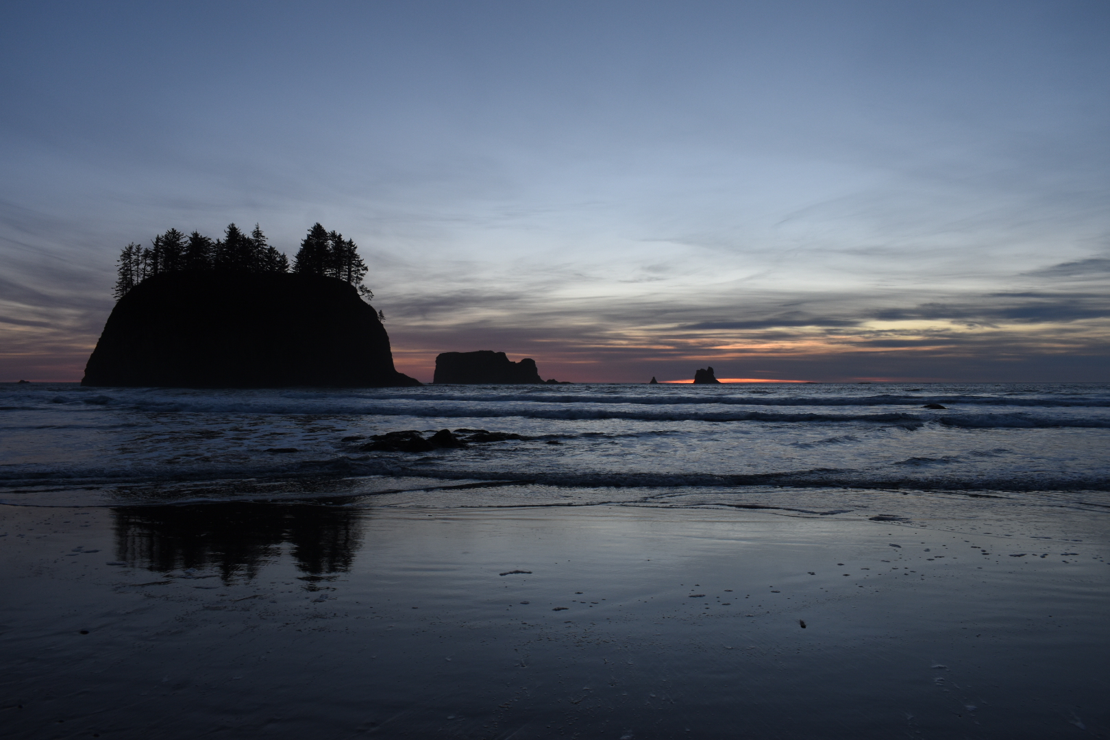 Picture of Second Beach taken during an adventure on the Olympic Peninsula.