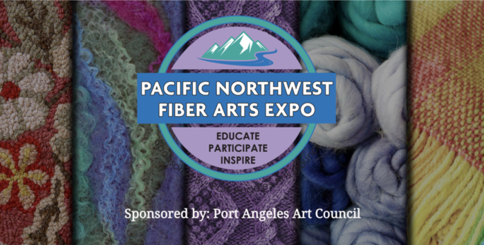 Event graphic for PNW Fiber Arts Expo