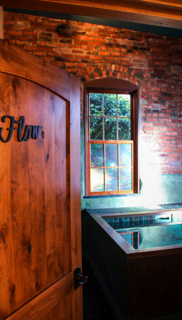 Soak on the Sound's private salt water hot tub room for up to 5 people. Located in Port Townsend, WA