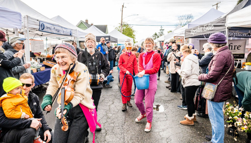 Port Townsend Farmers Market is a vibrant market with locally made goods and farm fresh food