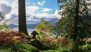 Photo of Lake Quinault in Washington state.