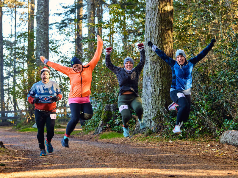 Salt Creek Recreation Area runners during the Salt Creek 24 race