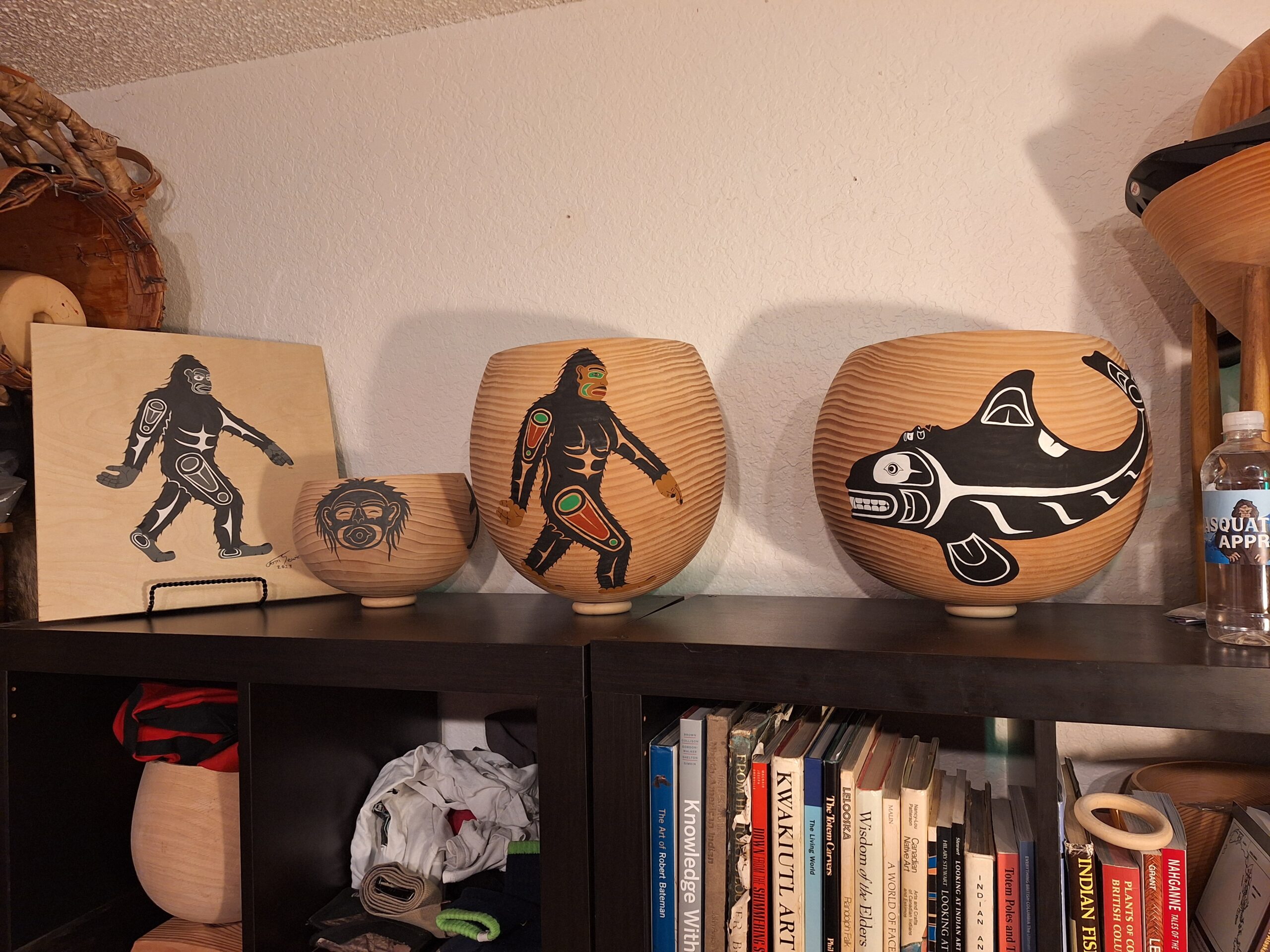 Native American Sasquatch art - Looking for Sasquatch on the Olympic Peninsula