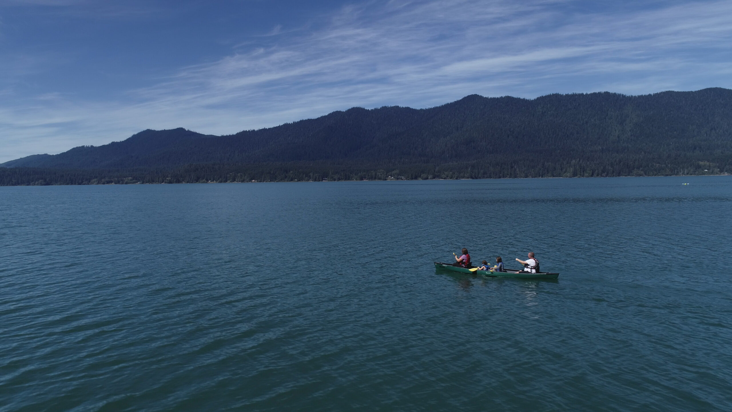 Canoe ride on Lake Quinault -Outdoor Adventure in UNFORGETTABLE Grays Harbor County
