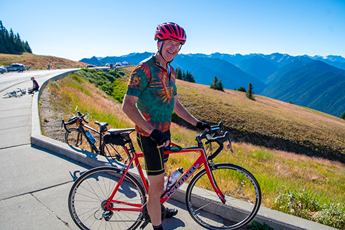 Ride the Hurricane bicycle event -Summer on the Olympic Peninsula