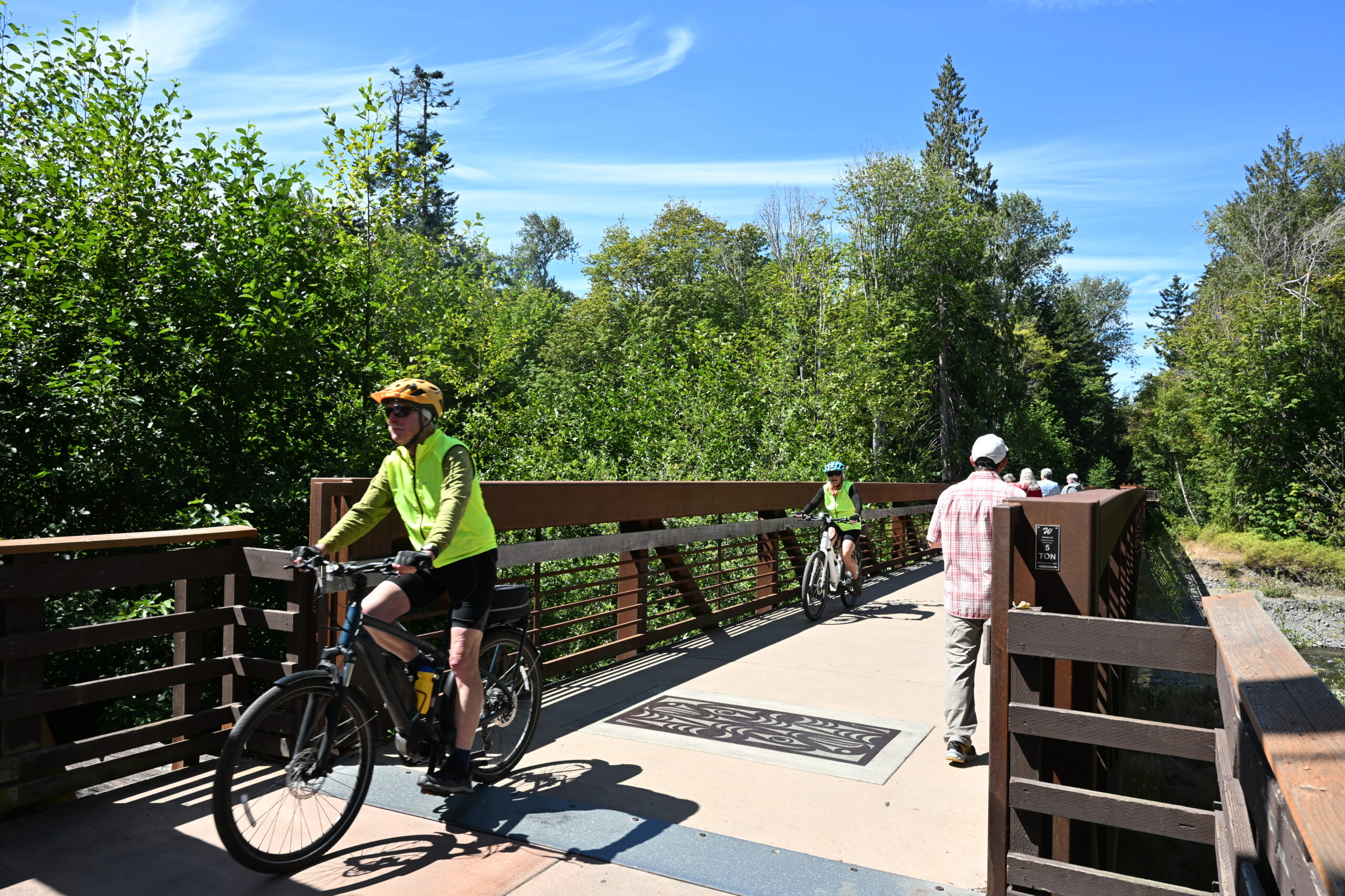 Railroad Trestle Bridge, Olympic Discovery Trail, Olympic Peninsula, WA
