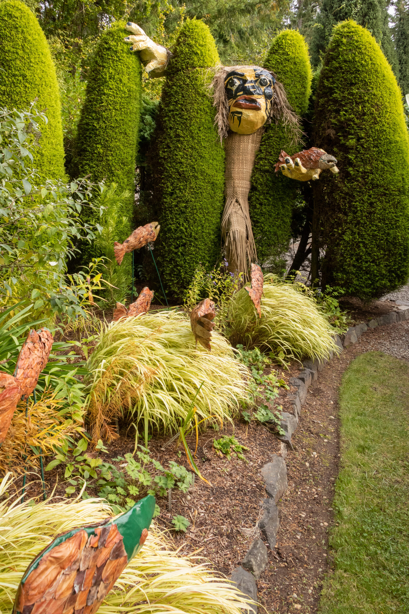 The Wildman at Heronswood on Port Gamble S'Klallam land