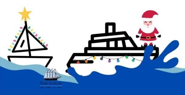 Port Ludlow Lighted Boat Parade event poster with details.