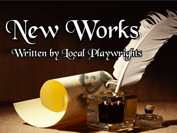 Event poster for New Works Showcase in Sequim, WA