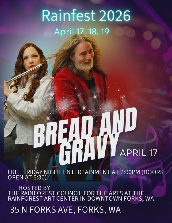 Forks Rainfest event poster