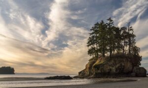 photo of the Salt Creek Sea Stack on the Olympic Peninsula coast in Washington state