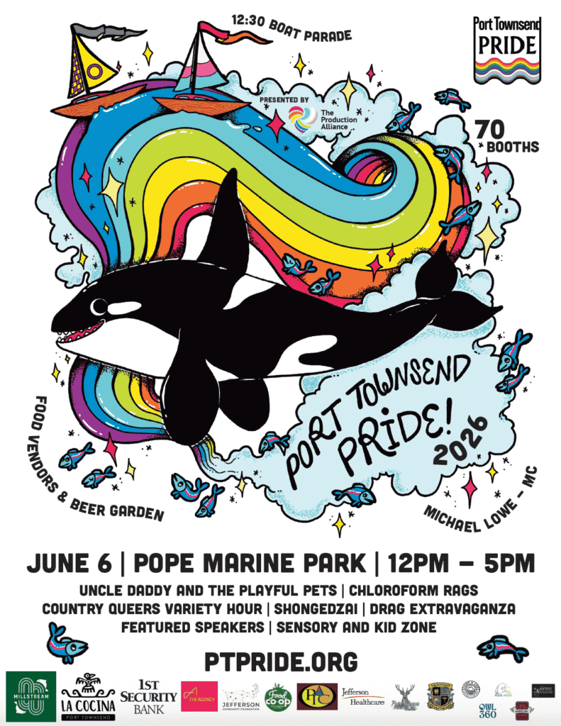 Port Townsend Pride event poster