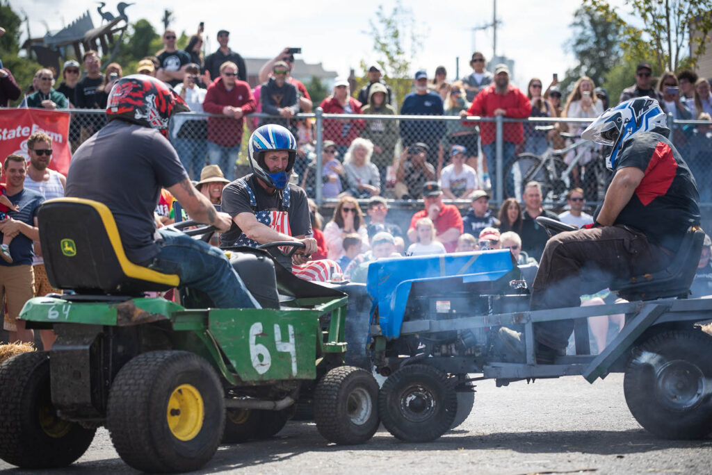 Lawn Mower demolition derby at Port Angeles Fourth of July celebration | Port Angeles Is the Place to Be