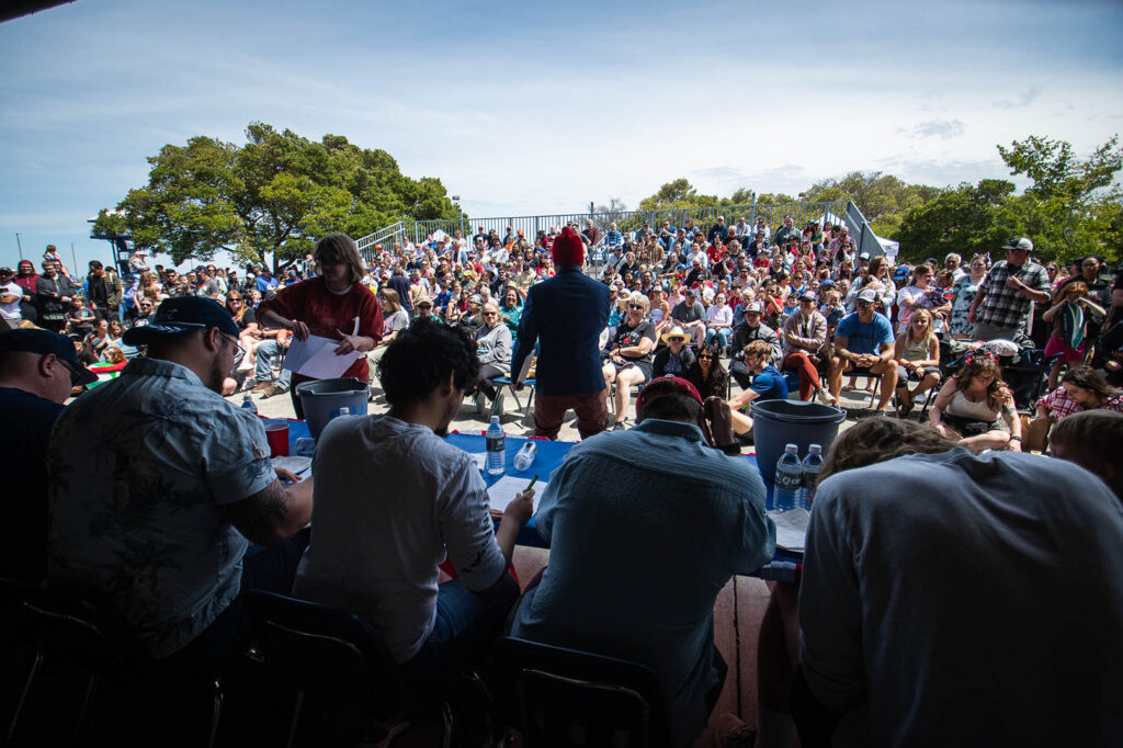 Fourth of July Hot Dog eating contest