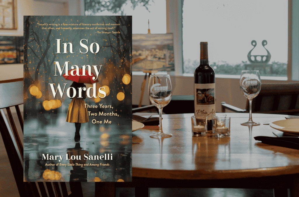 Wine and Words event at Port Angeles Fine Arts Center event graphic