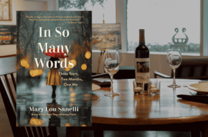 Wine and Words event at Port Angeles Fine Arts Center event graphic
