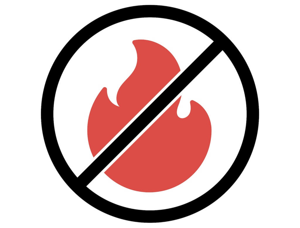 no fire icon
