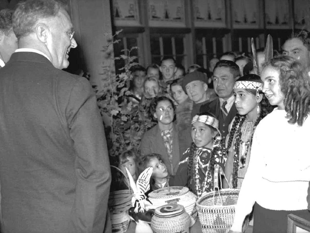 photo of president Franklin Delano Roosevelt during his visit to Lake Quinault Lodge | Centennial Celebration at Lake Quinault Lodge