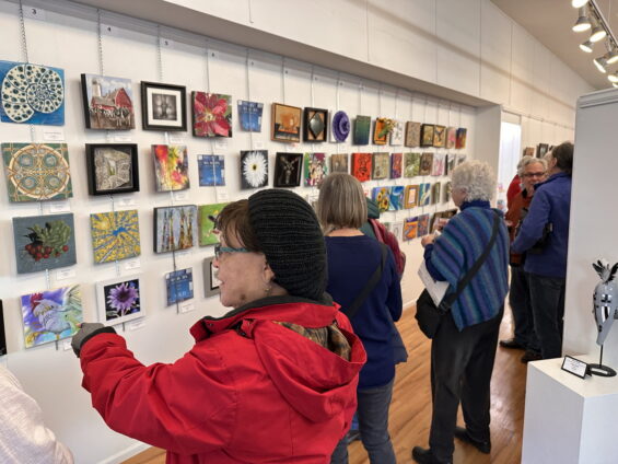 Photo of the Ten By Ten Art Exhibition at Blue Whole Gallery in Sequim, WA