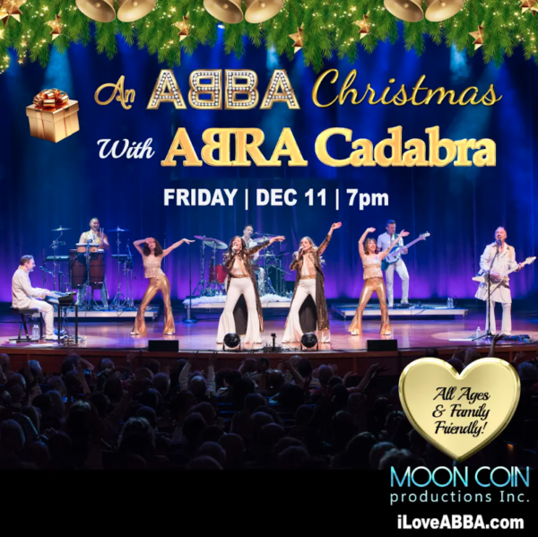 event graphic for An ABBA Christmas at Field Arts And Events Hall in Port Angeles, WA