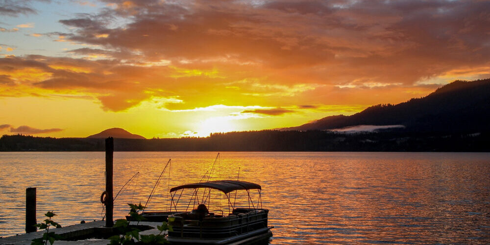 Lake Quinault, courtesy Olympic Peninsula Visitor Bureau